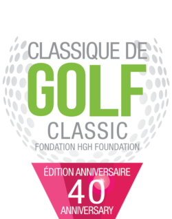 Logo de la 40e édition de la Classique de golf de la Fondation HGH