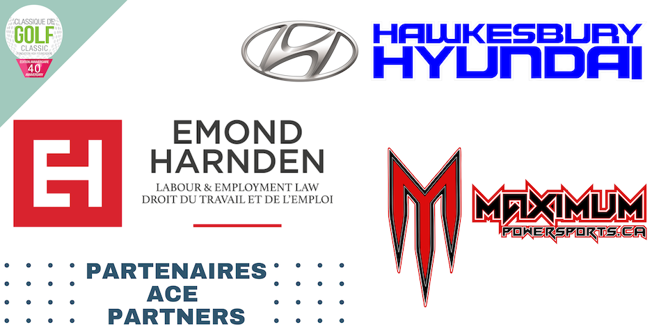 Partenaires Ace : Emond Harnden; Hawkesbury Hyundai; Maximum Powersports