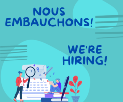 We're hiring! Nous embauchons!