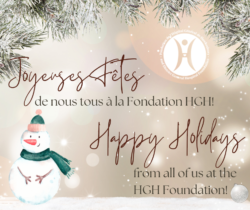 Joyeuses fêtes de nous tous à la Fondation HGH!