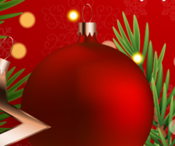 Décoration boule de Noël
