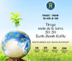 Tirage 50/50 du mois de la terre