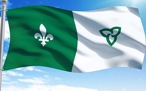 Drapeau franco-ontarien