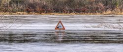 Flooded area