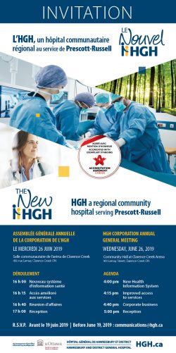 Invitation to HGH Annual General Meeting to be held on June 26, 2019