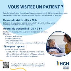 informations pour visiteurs